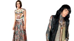 Keira Knightley vs. Trace Cyrus: Keira ima detajle raje na obleki.