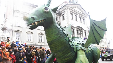 Fotografije povedo vse: Zmajev karneval v Ljubljani