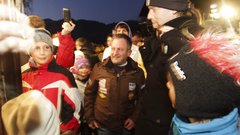 Sprejem Petra Prevca v domači Dolenji vasi