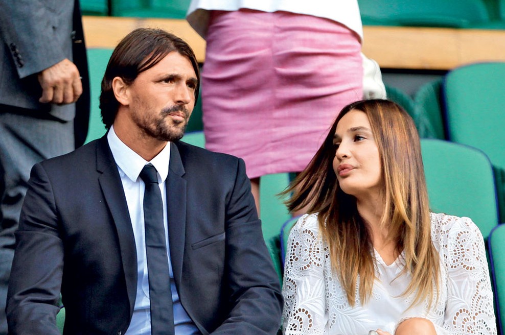 Goran Ivanišević in Tatjana Dragović (foto: Profimedia)