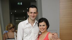 Ana Marija Mitič v družbi Aleksandra Angelova.