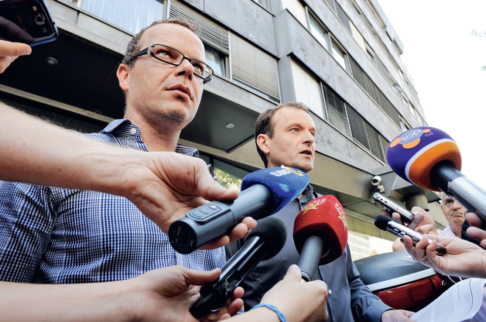 Uroš Slak in Bojan Traven: Zakaj sta ostala brez oddaje? (foto: Primož Predalič in Goran Antley)