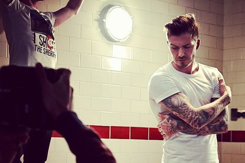 David Beckham predstavlja novo kolekcijo (foto: Instagram)
