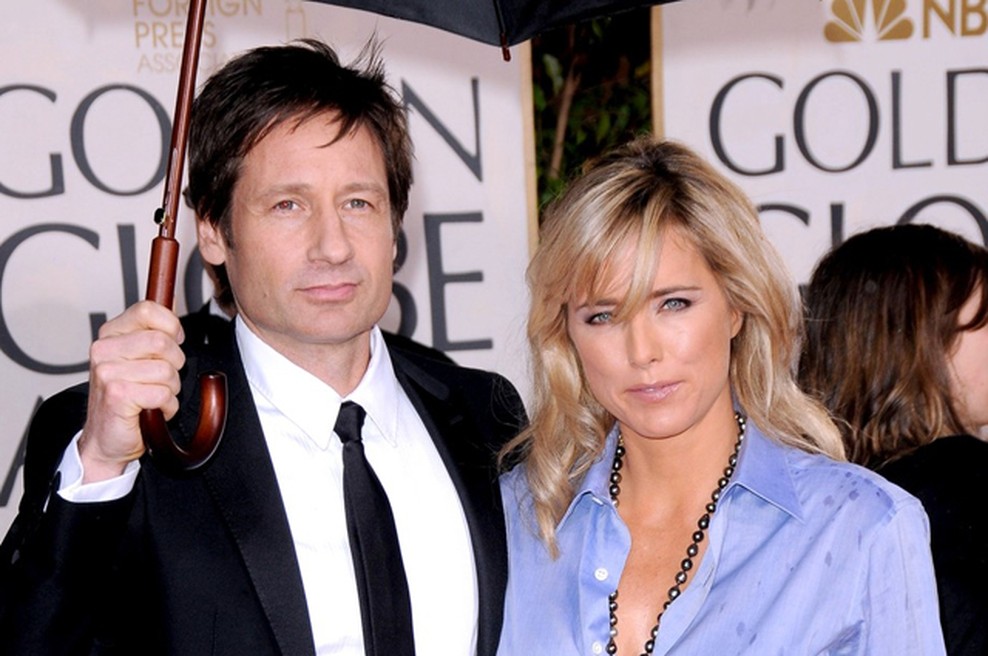 David Duchovny in Téa Leoni (foto: Profimedia)