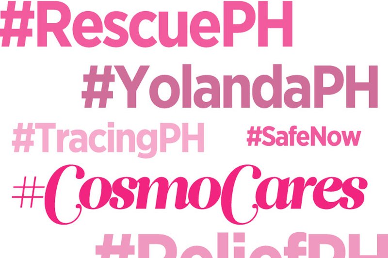 Pomagaj žrtvam tajfuna Yolanda (foto: Cosmopolitan Philippines)
