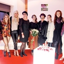 Maja Kovač, Katja Klavora, Tjaša Kokalj, Andreja Fras Martini, Viktorija Lešnik,  Eva Ana Kazič, Tesa Jurjaševič, Jana Koteska in Manja Plešnar (od leve proti desni) 