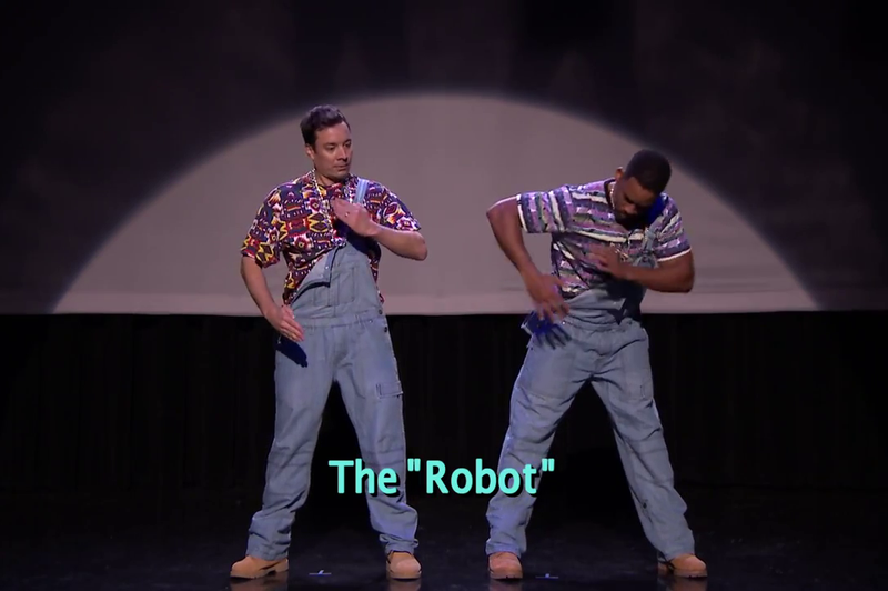 Ne pozabimo plesati robota (foto: Jimmy Fallon Show)