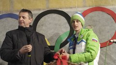 Izjemen sprejem Petra Prevca v Dolenji vasi
