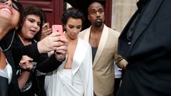 Pravkar poročena Kim Kardashian in Kanye West