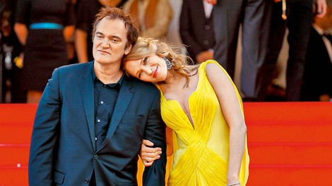 Quentin Tarantino in Uma Thurman sta parček!