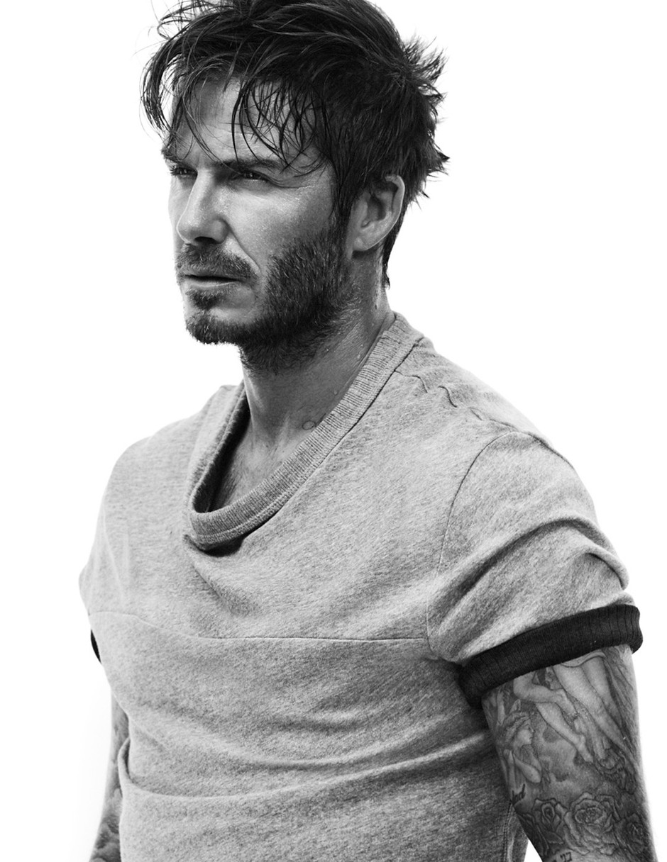 David Beckham - zgoraj brez za znano blagovno znamko (foto: profimedia)
