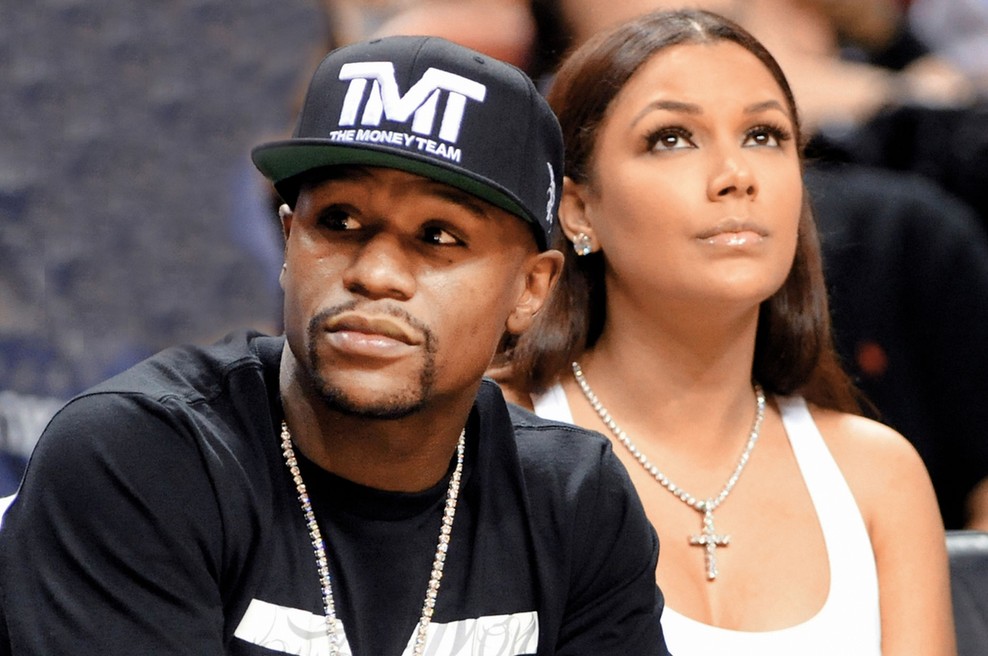 Floyd Mayweather in Shantel Jackson (foto: Splash News)