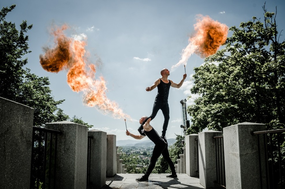 Najbolj drzna in odbita akrobata - Filip in Blaž (foto: Nikola Janušič in Jernej Prelac)