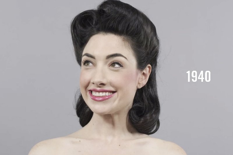 VIDEO: Tako zgleda 100 let lepote v eni minuti (foto: YouTube)
