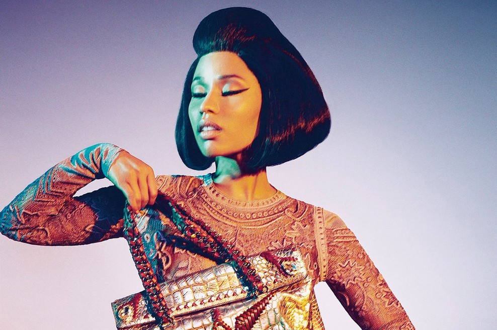Nicki Minaj kot prefinjena dama blesti v kampanji Roberta Cavallija (foto: Profimedia)
