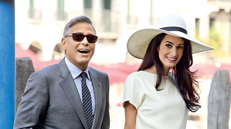 George in Amal Clooney: Ločitev na obzorju?