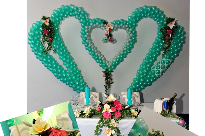Obišči razstavo poročnih dekoracij z baloni (foto: promocijsko gradivo)