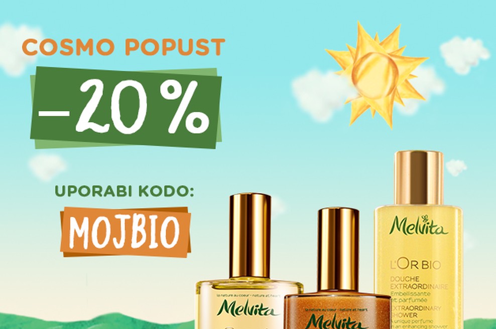 Dobra priložnost, da obogatiš svoj lepotni ritual z zakladi iz narave (foto: Melvita)