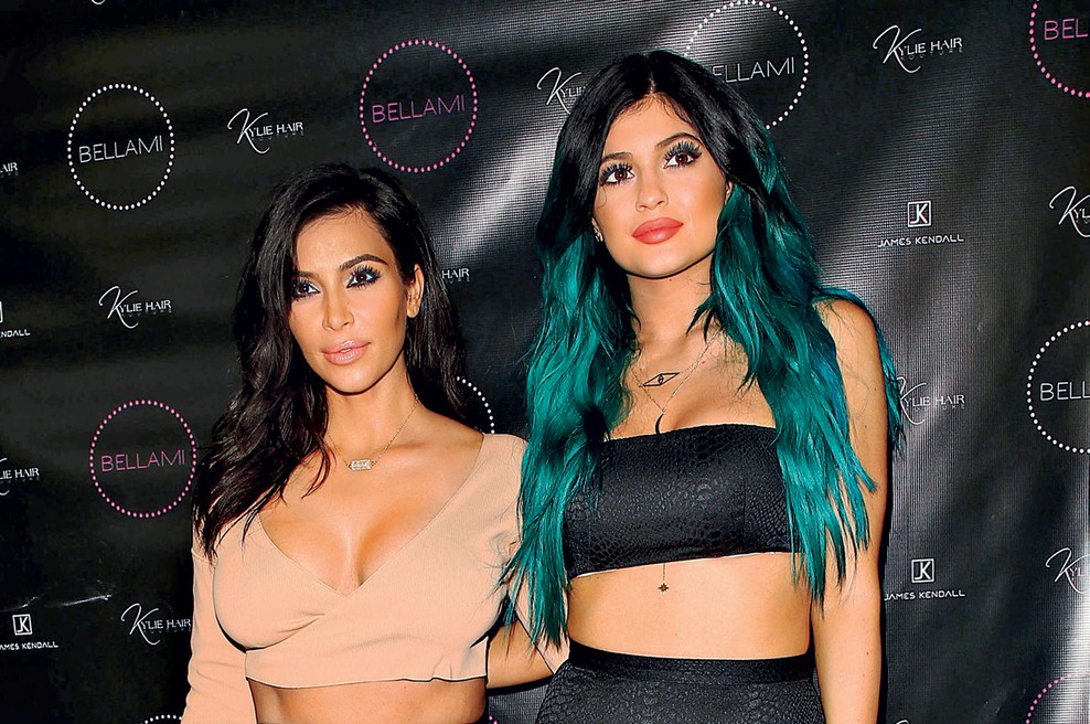 Kylie Jenner (po popularnosti) resno ogroža Kim Kardashian (foto: profimedia)