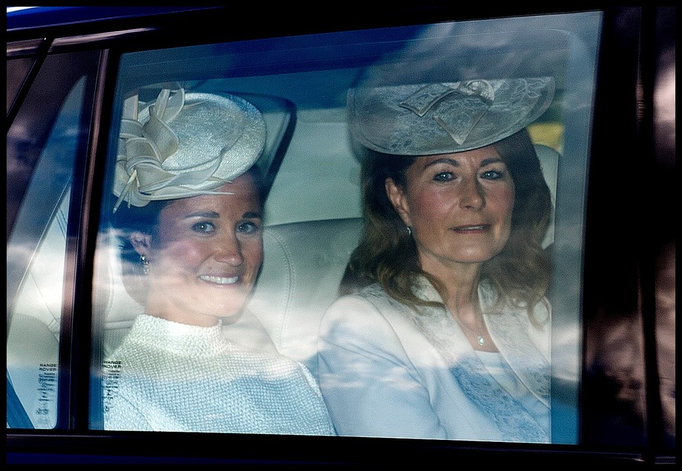 Pippa and Carole Middleton