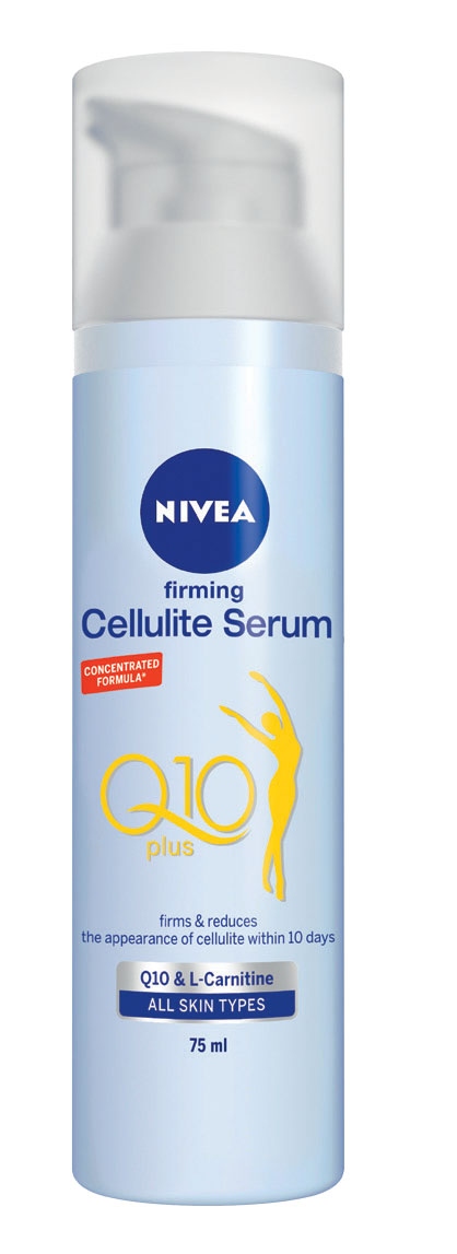 Serum proti celulitu, Nivea Q10 Plus Firming Cellulite Serum (13,85 €)