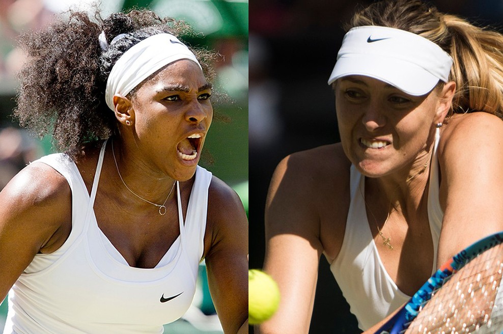 Serena Williams in Marija Šarapova sta se znašli v ljubezenskem trikotniku (foto: Profimedia)