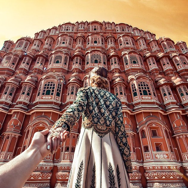 Indija, Jaipur, palača Hawa Mahal