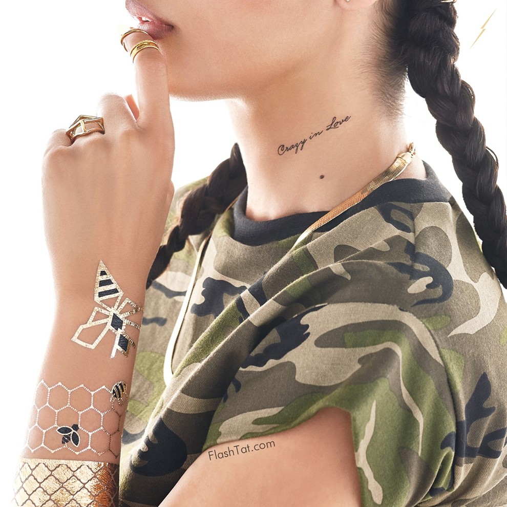 Beyoncé lansirala svojo linijo kovinskih tatujev! 