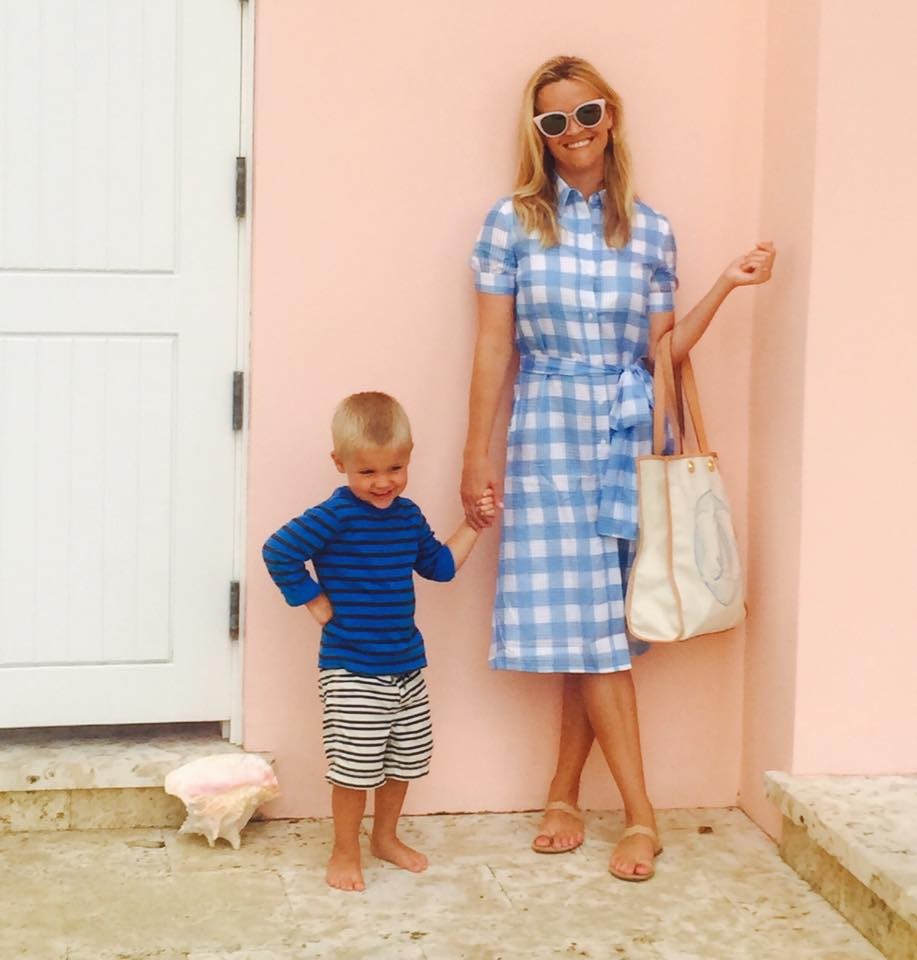 Reese Witherspoon ima iz drugega zakona z možem Jimom Tothom še ljubkega sina Tennesseeja.