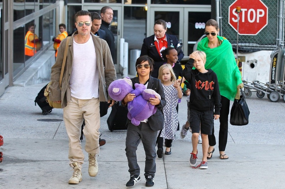 Brad in Angelina - kmalu jih bo 9! (foto: profimedia)