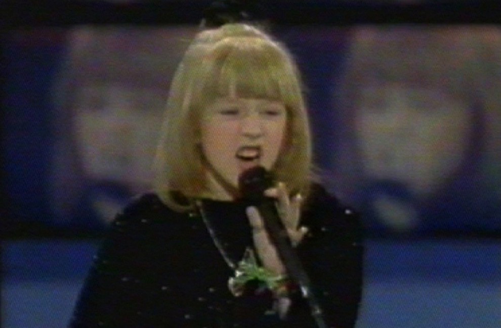 Christina Aguilera se je leta 1989 udeležila nekega ameriškega talent šova.