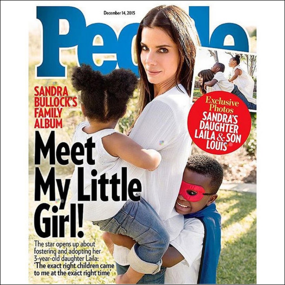 December: Simpatična igralka Sandra Bullock je naznanila, da je posvojila deklico Lailo, staro tri leta in pol. Njen posvojenec Jackson, …