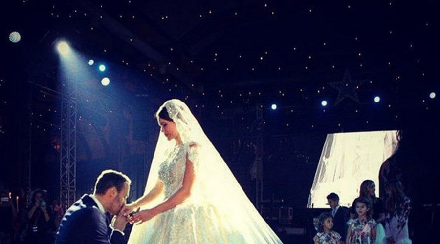 VIDEO: Na to čudovito pesem sta Severina in Igor odplesala prvi ples mladoporočencev (foto: Instagram Severina)
