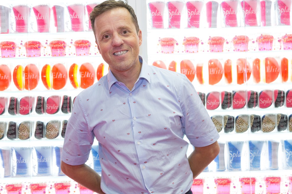 Shaun Pulfrey razkril skrivnost krtače Tangle Teezer (foto: Subrina Professional)