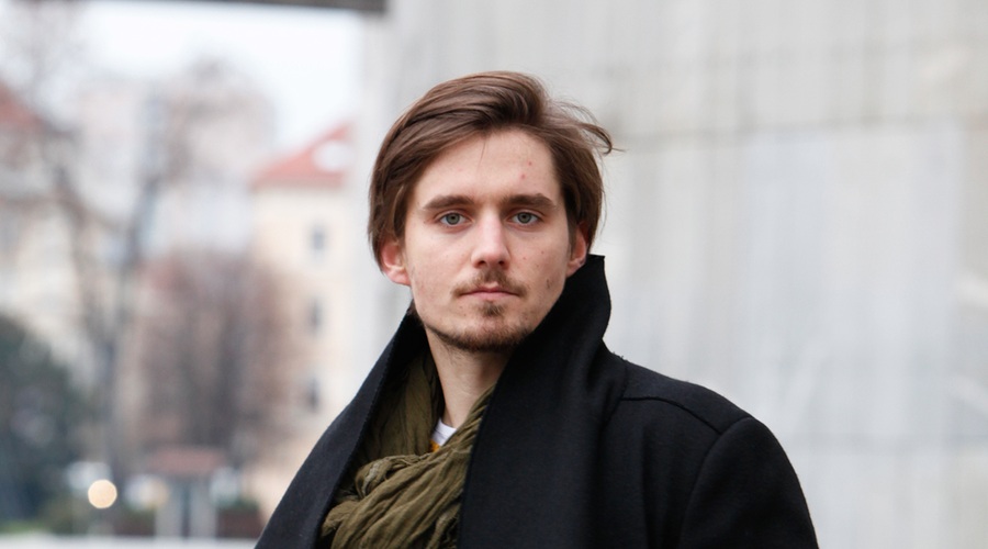 Klemen Janežič januarja 2016 v povsem novi vlogi (foto: Helena Kermelj)