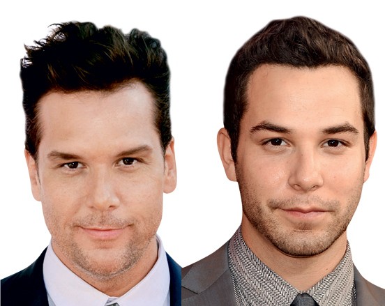 Dane Cook in Skylar Astin Neverjetno! Dane je videti kot Skylarjev poredni dvojček.