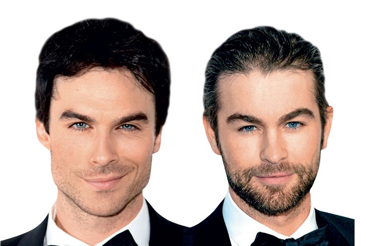 Chace Crawford in Ian Somerhalder Dvojnika imata v svojem življenjepisu poleg skoraj enake slike tudi podobne dosežke.