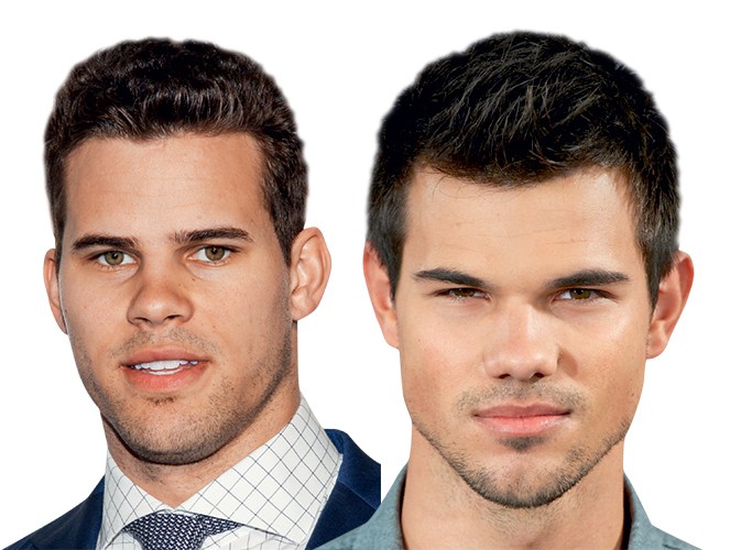 Kris Humphries in Taylor Lautner Čarovnik in volkodlak nam dajeta vtis optične prevare.