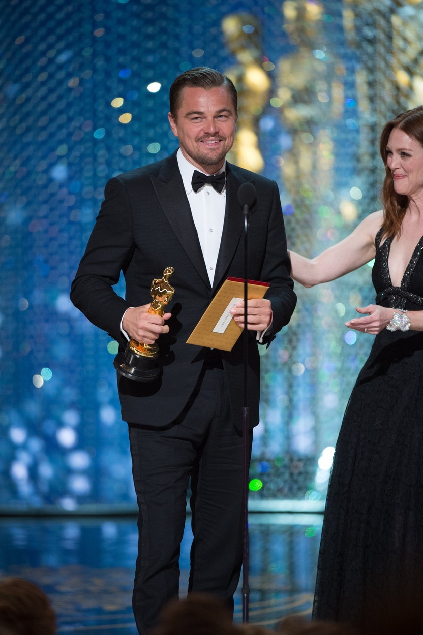 Leonardo DiCaprio za glavno vlogo v filmu Povratnik.