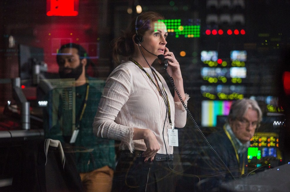V kinu: Julia Roberts in George Clooney talca v živo pred kamerami! (foto: Continental film)