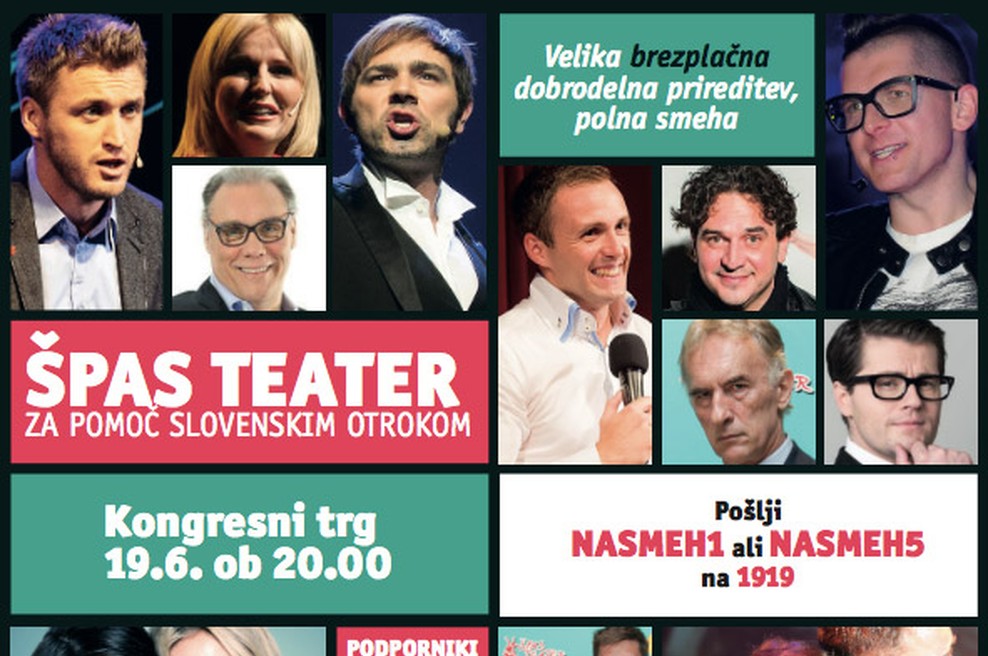 Špas vabi na veliko dobrodelno prireditev (foto: promocijsko gradivo organizatorja)