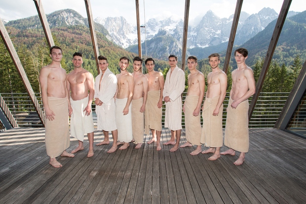 Finalisti so uživali v Alpskem Wellnessu, kjer je prečudovit razgled na Špik.