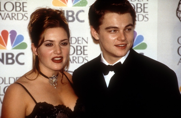 Kate Winslet in Leonardu DiCapriu. Ob času snemanja filma je bila Kate stara 21 let, Leo pa 22. Igrala sta …