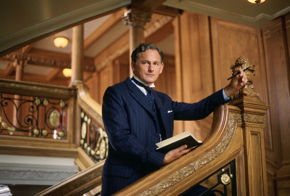 konstruktor ladje Thomas Andrews? Igral ga je Victor Garber, ki je danes star ...