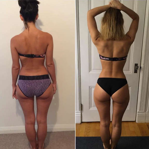 FOTO: Oglej si izjemne preobrazbe žensk, ki sledijo fitnes trenerki Kayli Itsines