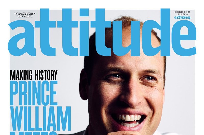 Zgodovinsko: Princ William na najnovejši naslovnici gejevske revije (foto: Profimedia)