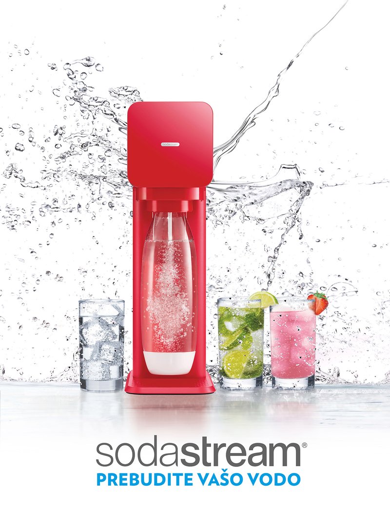 SodaStream: Naprava za pripravo osvežilne vode z mehurčki iz domače pipe (foto: promocijsko gradivo)