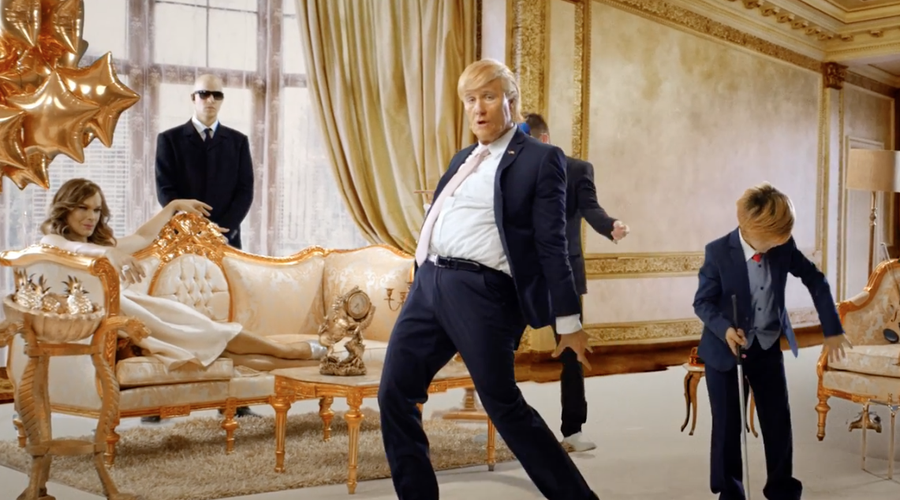 VIDEO: Klemen Slakonja blesti tudi kot Donald Trump! (foto: YouTube printscreen)
