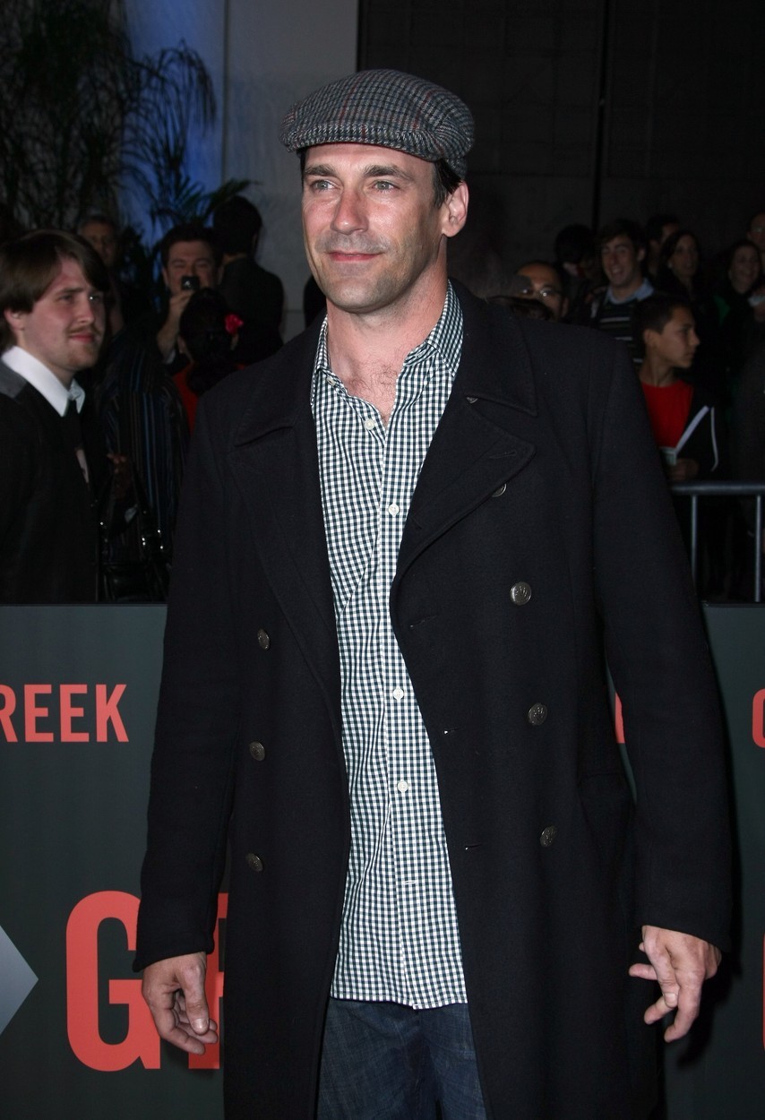 6. Jon Hamm (Parade, julij 2010) »V naši družini ne boste našli dobrega primera zakonske zveze. Je pa Jen ljubezen …