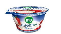 <h3>Athentikos Mousse</h3>

</p> Nebeška malica ali posladek - jogurt grškega tipa Athentikos te s plastjo rahle jogurtove pene na posteljici sočnega sadja popelje na lepše, pa čeprav samo v mislih! <p>